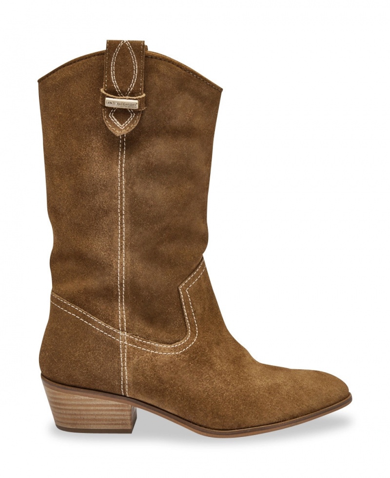 Bottes Cowboy Les Tropeziennes LADYJA Camel Femme|INTO-59914731